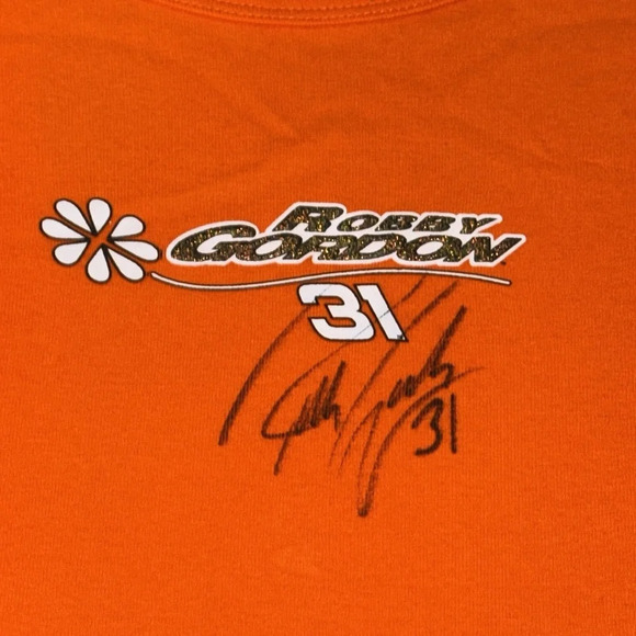 NASCAR Autographed Women orange T-Shirt
Chase Authentics Cotton 2XL ROBBY
GORDON - Picture 3 of 9